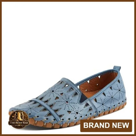 Leather Slip-On Loafers with Rubber Outsole, Size 8.5-13